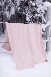 Hovedbilde Datni baby pledd blek rosa